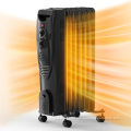 Indoor portable electric gas room heater